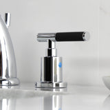 Kaiser Two-Handle 3-Hole Deck Mount Widespread Bathroom Faucet with Retail Pop-Up Drain