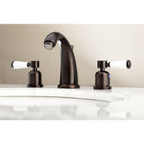 Paris Two-Handle 3-Hole Deck Mount Widespread Bathroom Faucet with Retail Pop-Up Drain