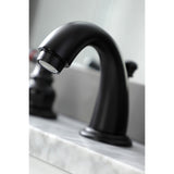 Magellan Two-Handle 3-Hole Deck Mount Widespread Bathroom Faucet with Retail Pop-Up Drain