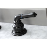 Magellan Two-Handle 3-Hole Deck Mount Widespread Bathroom Faucet with Retail Pop-Up Drain