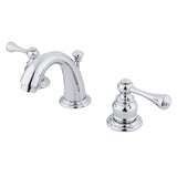 Vintage Two-Handle 3-Hole Deck Mount Widespread Bathroom Faucet with Retail Pop-Up Drain