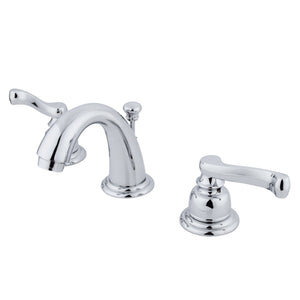 Royale Two-Handle 3-Hole Deck Mount Widespread Bathroom Faucet with Retail Pop-Up Drain