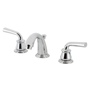 Restoration Two-Handle 3-Hole Deck Mount Widespread Bathroom Faucet with Retail Pop-Up Drain