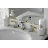 Vintage Two-Handle 3-Hole Deck Mount Widespread Bathroom Faucet with Retail Pop-Up Drain