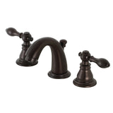 American Classic Two-Handle 3-Hole Deck Mount Widespread Bathroom Faucet with Retail Pop-Up Drain