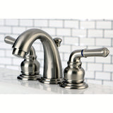 Magellan Two-Handle 3-Hole Deck Mount Widespread Bathroom Faucet with Retail Pop-Up Drain