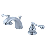 Vintage Two-Handle 3-Hole Deck Mount Mini-Widespread Bathroom Faucet with Pop-Up Drain