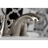 American Classic Two-Handle 3-Hole Deck Mount Mini-Widespread Bathroom Faucet with Pop-Up Drain