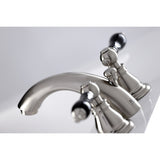 Duchess Two-Handle 3-Hole Deck Mount Mini-Widespread Bathroom Faucet with Pop-Up Drain