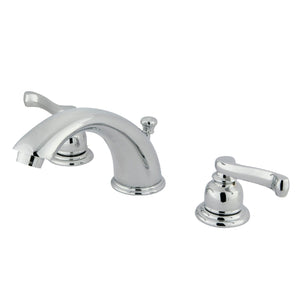 Magellan Two-Handle 3-Hole Deck Mount Widespread Bathroom Faucet with Retail Pop-Up Drain