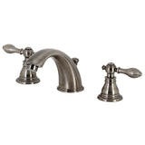 American Classic Two-Handle 3-Hole Deck Mount Widespread Bathroom Faucet with Retail Pop-Up Drain