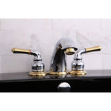 Magellan Two-Handle 3-Hole Deck Mount Widespread Bathroom Faucet with Retail Pop-Up Drain