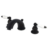 Magellan Two-Handle 3-Hole Deck Mount Widespread Bathroom Faucet with Retail Pop-Up Drain