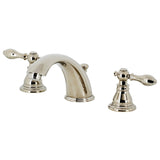 American Classic Two-Handle 3-Hole Deck Mount Widespread Bathroom Faucet with Retail Pop-Up Drain