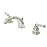 Magellan Two-Handle 3-Hole Deck Mount Widespread Bathroom Faucet with Retail Pop-Up Drain