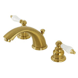 Magellan Two-Handle 3-Hole Deck Mount Widespread Bathroom Faucet with Retail Pop-Up Drain