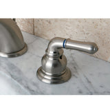 Magellan Two-Handle 3-Hole Deck Mount Widespread Bathroom Faucet with Retail Pop-Up Drain