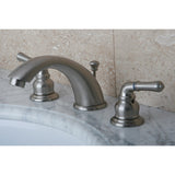 Magellan Two-Handle 3-Hole Deck Mount Widespread Bathroom Faucet with Retail Pop-Up Drain