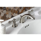 American Classic Two-Handle 3-Hole Deck Mount Widespread Bathroom Faucet with Retail Pop-Up Drain