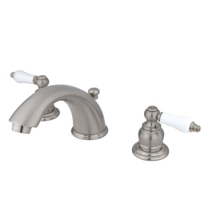 Magellan Two-Handle 3-Hole Deck Mount Widespread Bathroom Faucet with Retail Pop-Up Drain