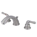 Magellan Two-Handle 3-Hole Deck Mount Widespread Bathroom Faucet with Retail Pop-Up Drain