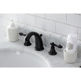 American Classic Two-Handle 3-Hole Deck Mount Widespread Bathroom Faucet with Retail Pop-Up Drain