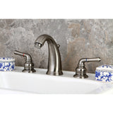 Magellan Two-Handle 3-Hole Deck Mount Widespread Bathroom Faucet with Retail Pop-Up Drain