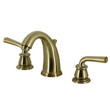 Restoration Two-Handle 3-Hole Deck Mount Widespread Bathroom Faucet with Retail Pop-Up Drain