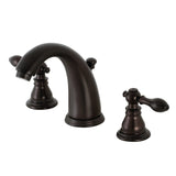 American Classic Two-Handle 3-Hole Deck Mount Widespread Bathroom Faucet with Retail Pop-Up Drain