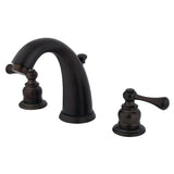 Victorian Two-Handle 3-Hole Deck Mount Widespread Bathroom Faucet with Retail Pop-Up Drain