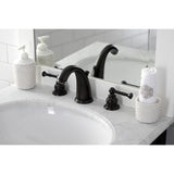 Naples Two-Handle 3-Hole Deck Mount Widespread Bathroom Faucet with Retail Pop-Up Drain