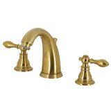 American Classic Two-Handle 3-Hole Deck Mount Widespread Bathroom Faucet with Retail Pop-Up Drain