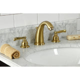 Royale Two-Handle 3-Hole Deck Mount Widespread Bathroom Faucet with Retail Pop-Up Drain