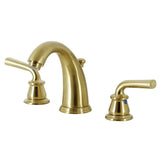 Restoration Two-Handle 3-Hole Deck Mount Widespread Bathroom Faucet with Retail Pop-Up Drain