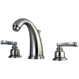 Royale Two-Handle 3-Hole Deck Mount Widespread Bathroom Faucet with Retail Pop-Up Drain