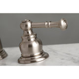 Naples Two-Handle 3-Hole Deck Mount Widespread Bathroom Faucet with Retail Pop-Up Drain