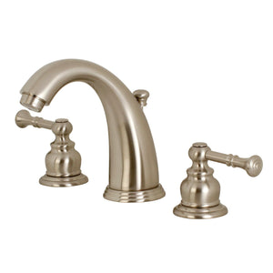 Naples Two-Handle 3-Hole Deck Mount Widespread Bathroom Faucet with Retail Pop-Up Drain