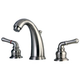 Magellan Two-Handle 3-Hole Deck Mount Widespread Bathroom Faucet with Retail Pop-Up Drain