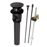 Made To Match Brass Pop-Up Bathroom Sink Drain with Overflow, 22 Gauge