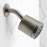 Convergent Triple-Handle Tub and Shower Faucet with Knurled Handle