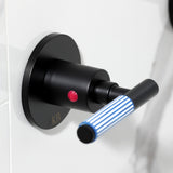 Synchronous Double-Handle Tub and Shower Faucet