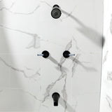 Synchronous Double-Handle Tub and Shower Faucet