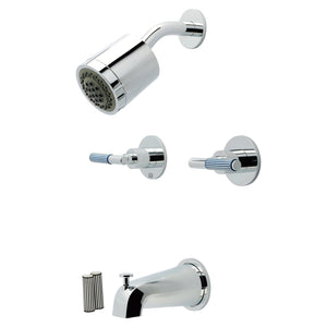 Synchronous Double-Handle Tub and Shower Faucet