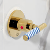 Synchronous Double-Handle Tub and Shower Faucet