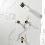 Synchronous Double-Handle Tub and Shower Faucet