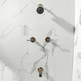 Synchronous Double-Handle Tub and Shower Faucet