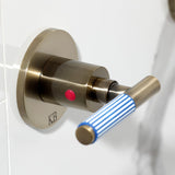 Synchronous Double-Handle Tub and Shower Faucet