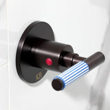 Synchronous Double-Handle Tub and Shower Faucet