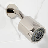 Convergent Double-Handle Tub and Shower Faucet with Knurled Handle