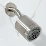 Convergent Double-Handle Tub and Shower Faucet with Knurled Handle